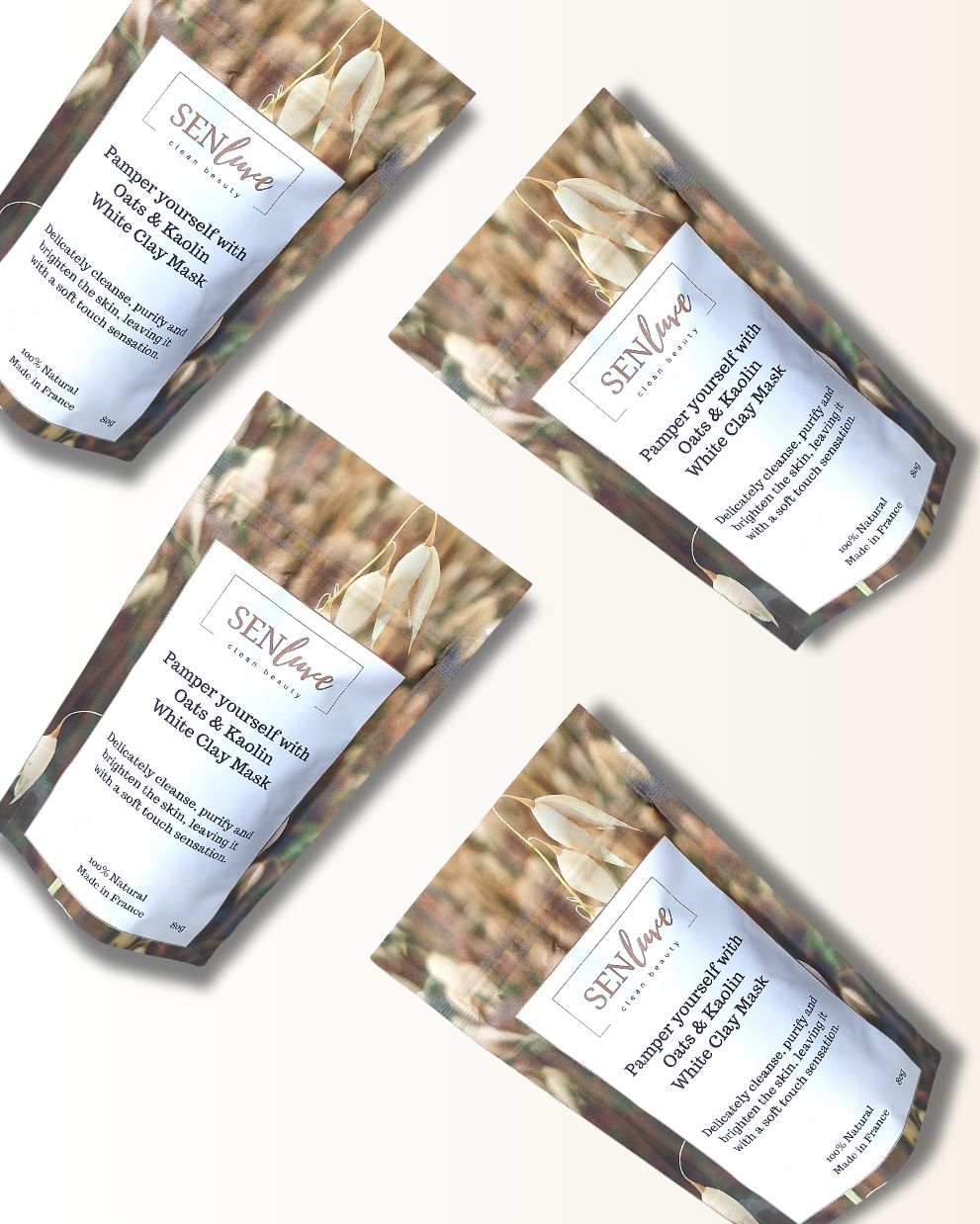 Oats Kaolin White Clay Mask