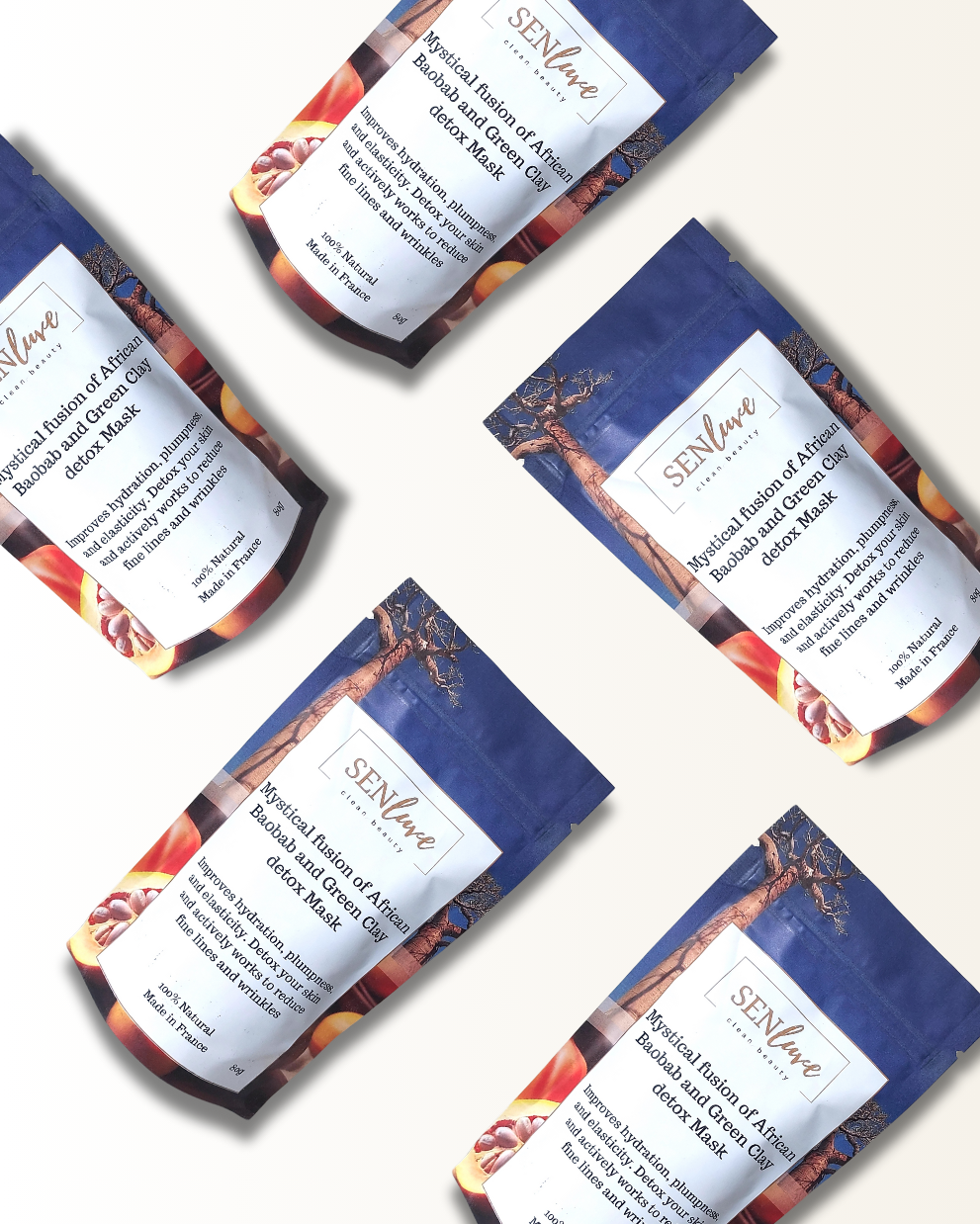 Baobab Detox Green Clay Mask