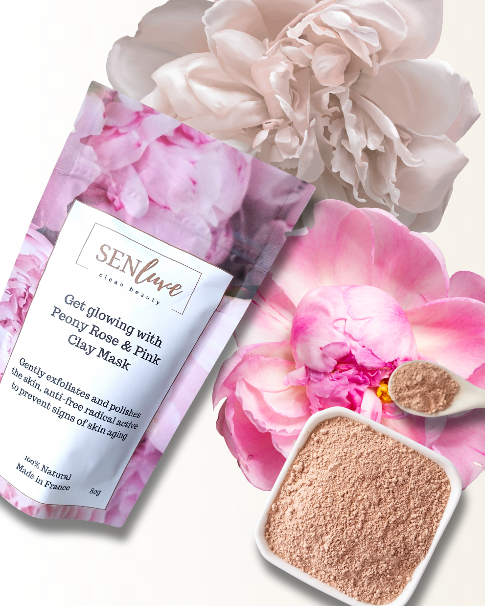 Get Your Glow On with Peony Pink Clay Mask